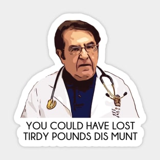 Dr Now My 600lb Life Tirdy Pound Sticker